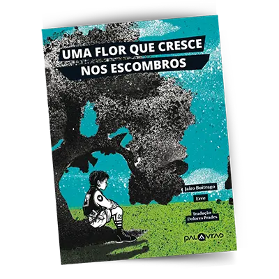 Uma flor que cresce nos escombros