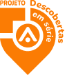 Descobertas em serie logo laranja